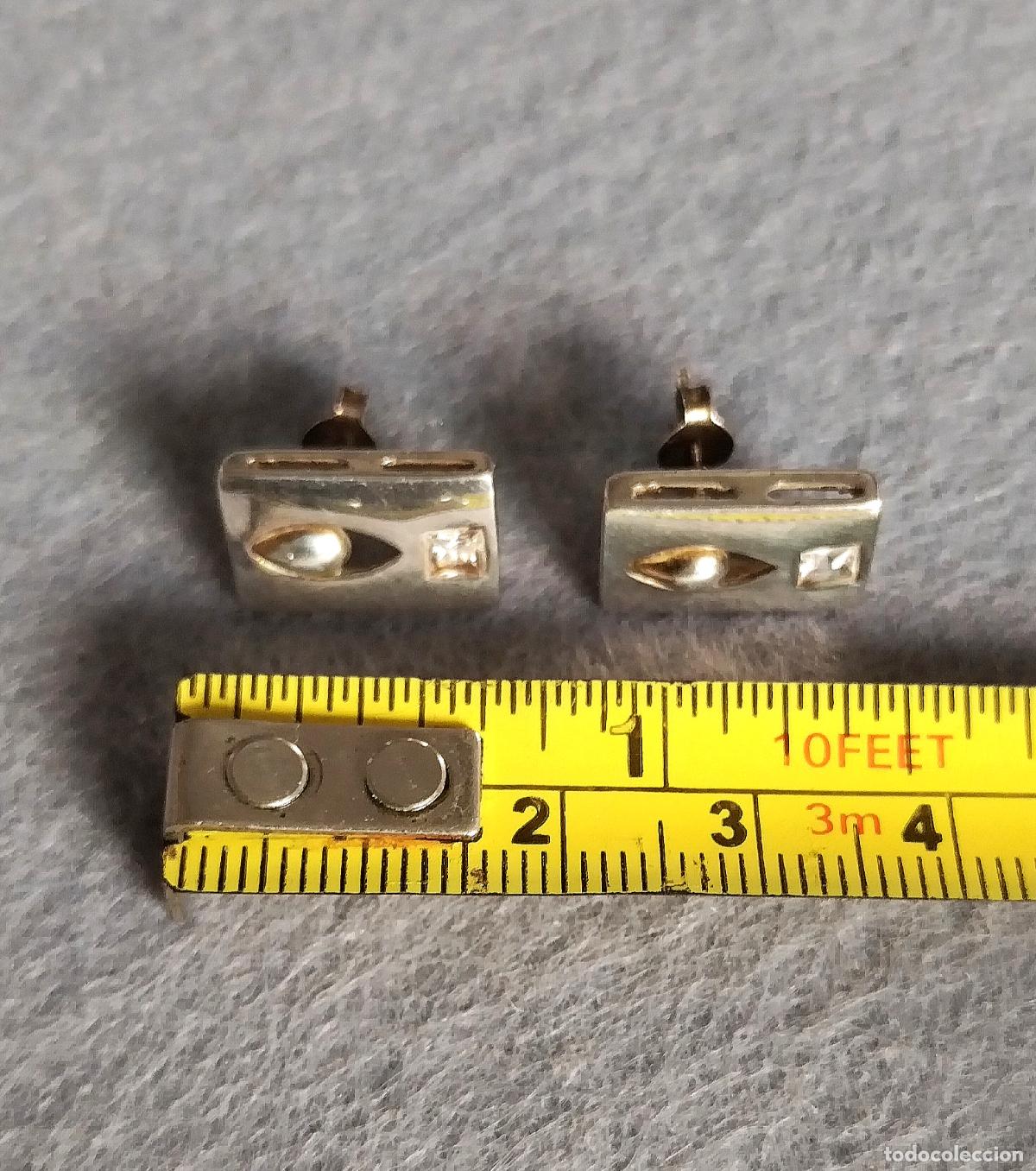 Joyeria: Pendientes de plata de ley con circonita. - Foto 6