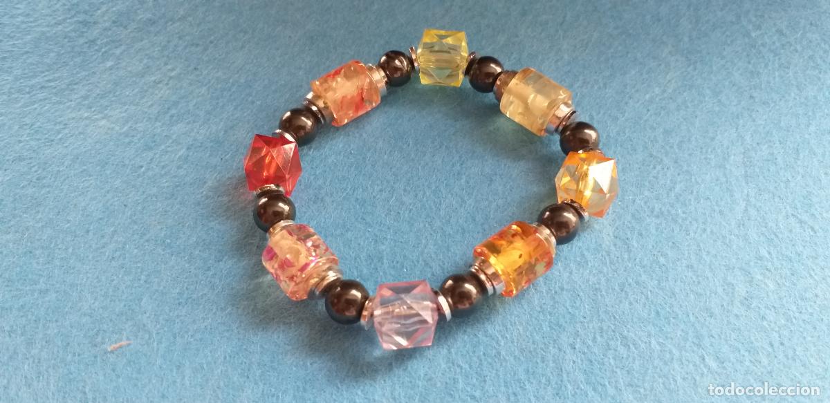 Joyeria: PULSERA EL&Aacute;STICA CON PIEDRAS trasparentes - Foto 2