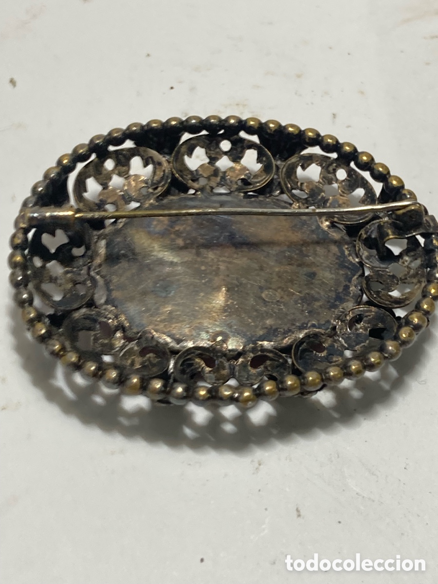 Joyeria: Broche mexicano antiguo plateado /B127 - Foto 2
