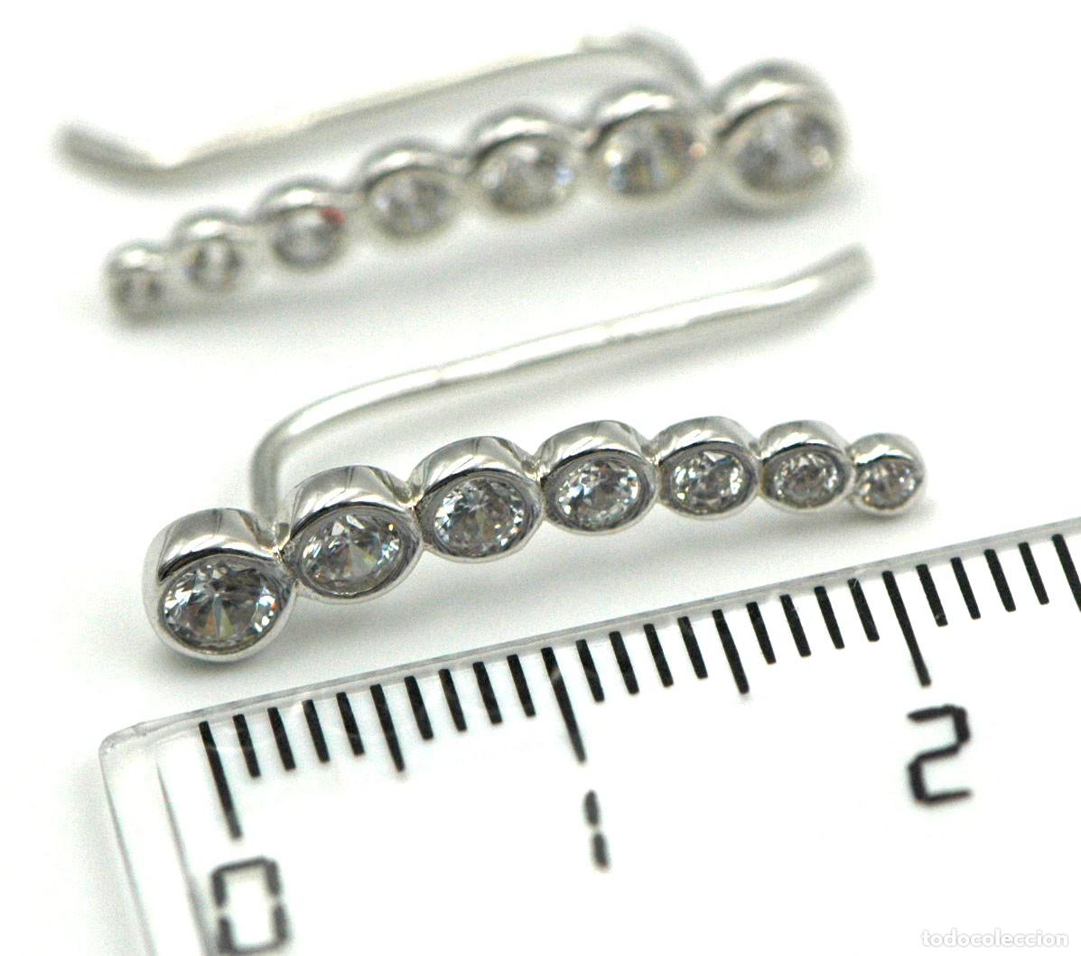 Joyeria: Pendientes trepadores Plata circonita - Foto 1