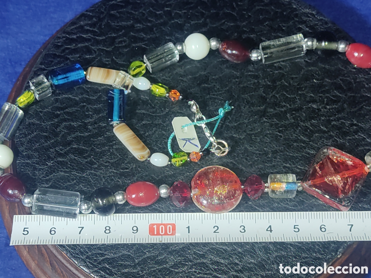 Joyeria: Collar de cristal de Murano variado.Vintage. *K* - Foto 3
