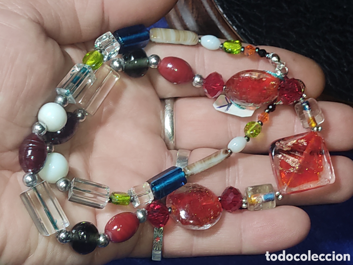 Joyeria: Collar de cristal de Murano variado.Vintage. *K* - Foto 4