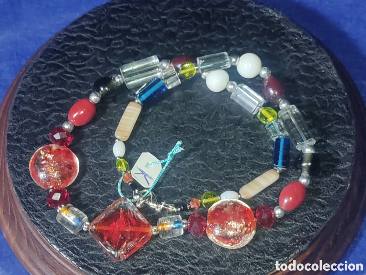 Joyeria: Collar de cristal de Murano variado.Vintage. *K* - Foto 7