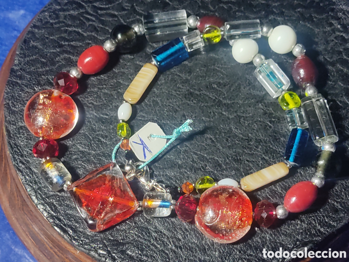 Joyeria: Collar de cristal de Murano variado.Vintage. *K* - Foto 8