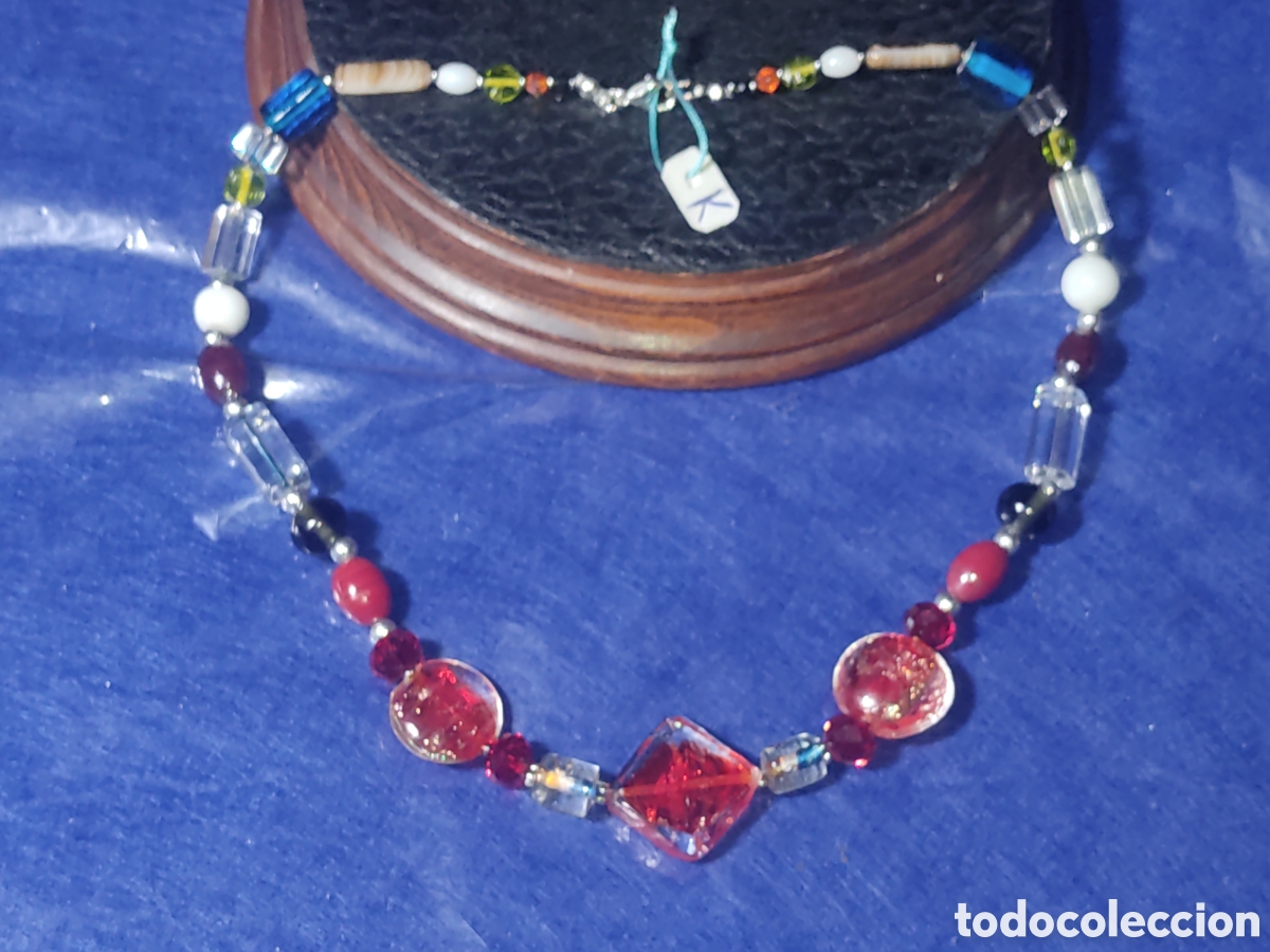 Joyeria: Collar de cristal de Murano variado.Vintage. *K* - Foto 1