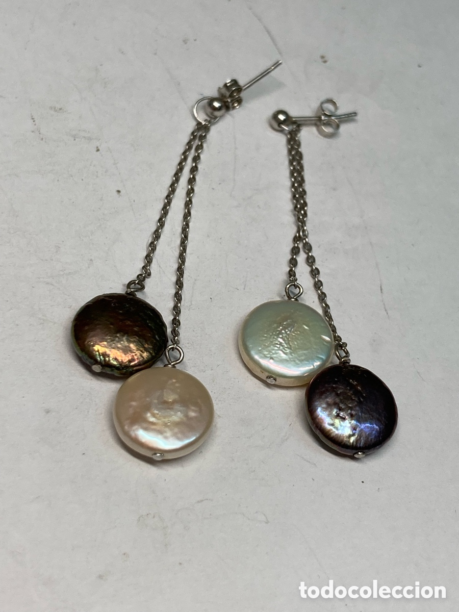 Joyeria: Pendientes de plata perlas P165 - Foto 1