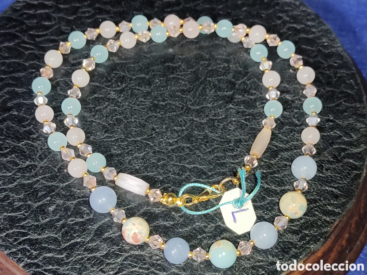 Joyeria: Collar de aguamarina y cuarzos. *L* - Foto 4