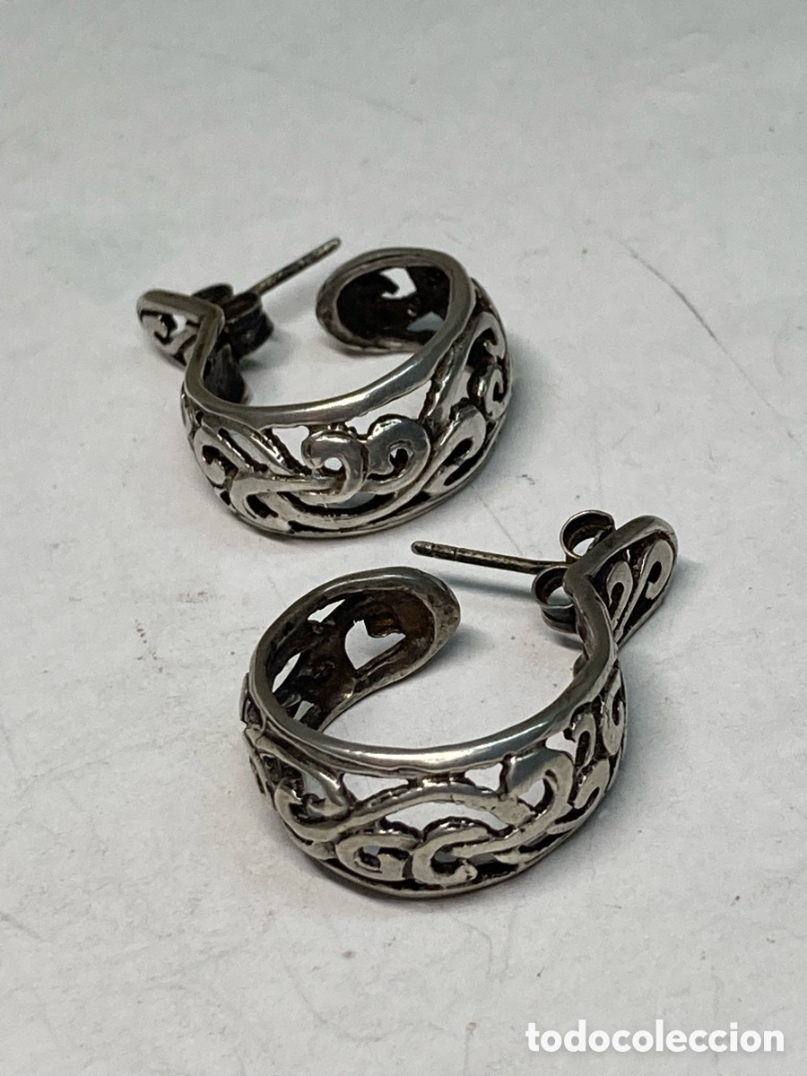 Joyeria: Pendientes de plata P271 - Foto 1