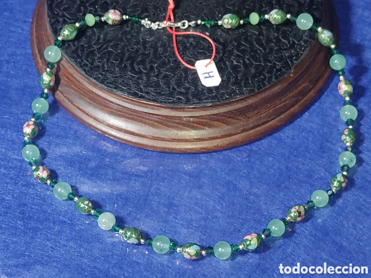 Joyeria: Collar esmalte cloisonne y aventurina. *H* - Foto 3