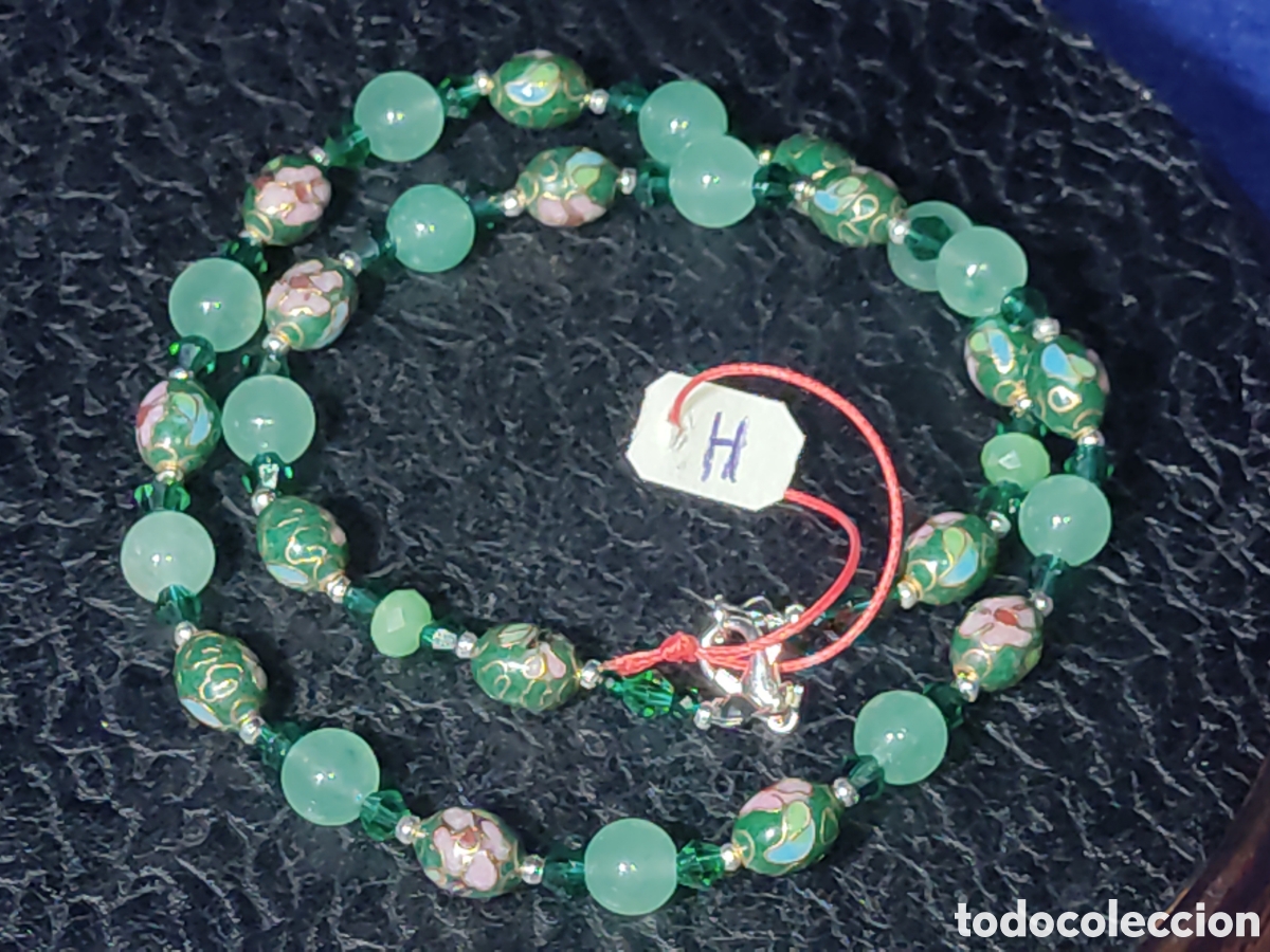 Joyeria: Collar esmalte cloisonne y aventurina. *H* - Foto 4