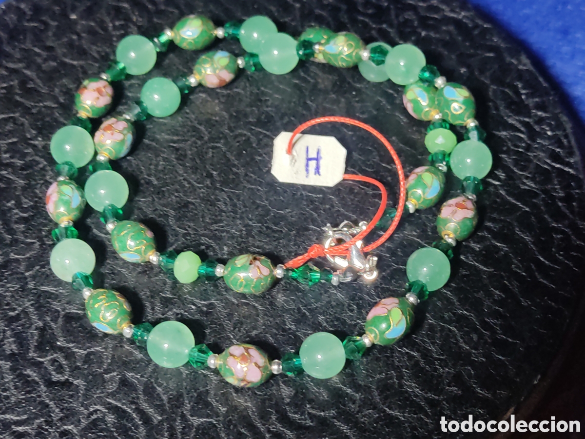 Joyeria: Collar esmalte cloisonne y aventurina. *H* - Foto 5