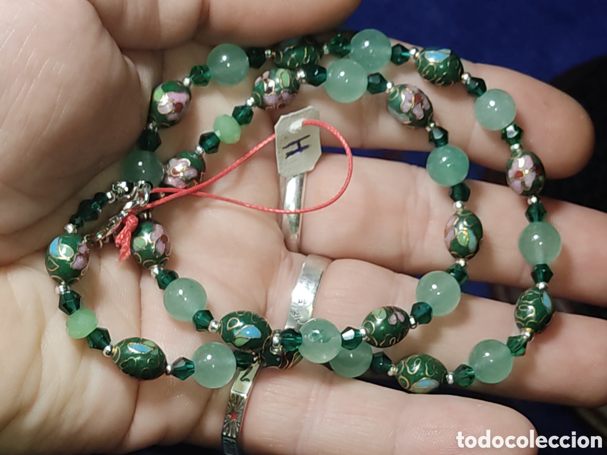 Joyeria: Collar esmalte cloisonne y aventurina. *H* - Foto 6