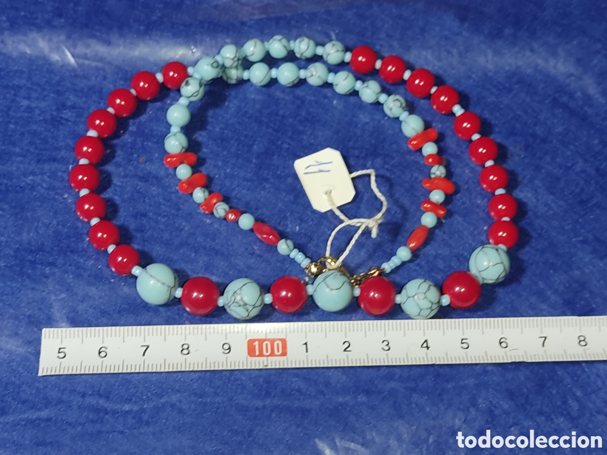 Joyeria: Collar turquesa y coral rojo. *11* - Foto 4