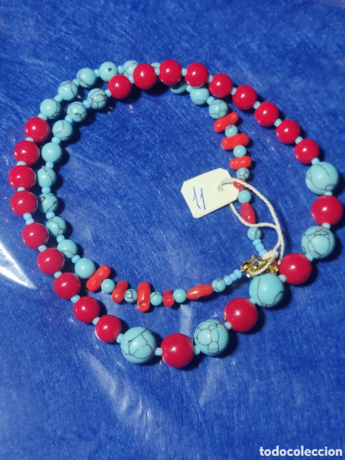 Joyeria: Collar turquesa y coral rojo. *11* - Foto 8