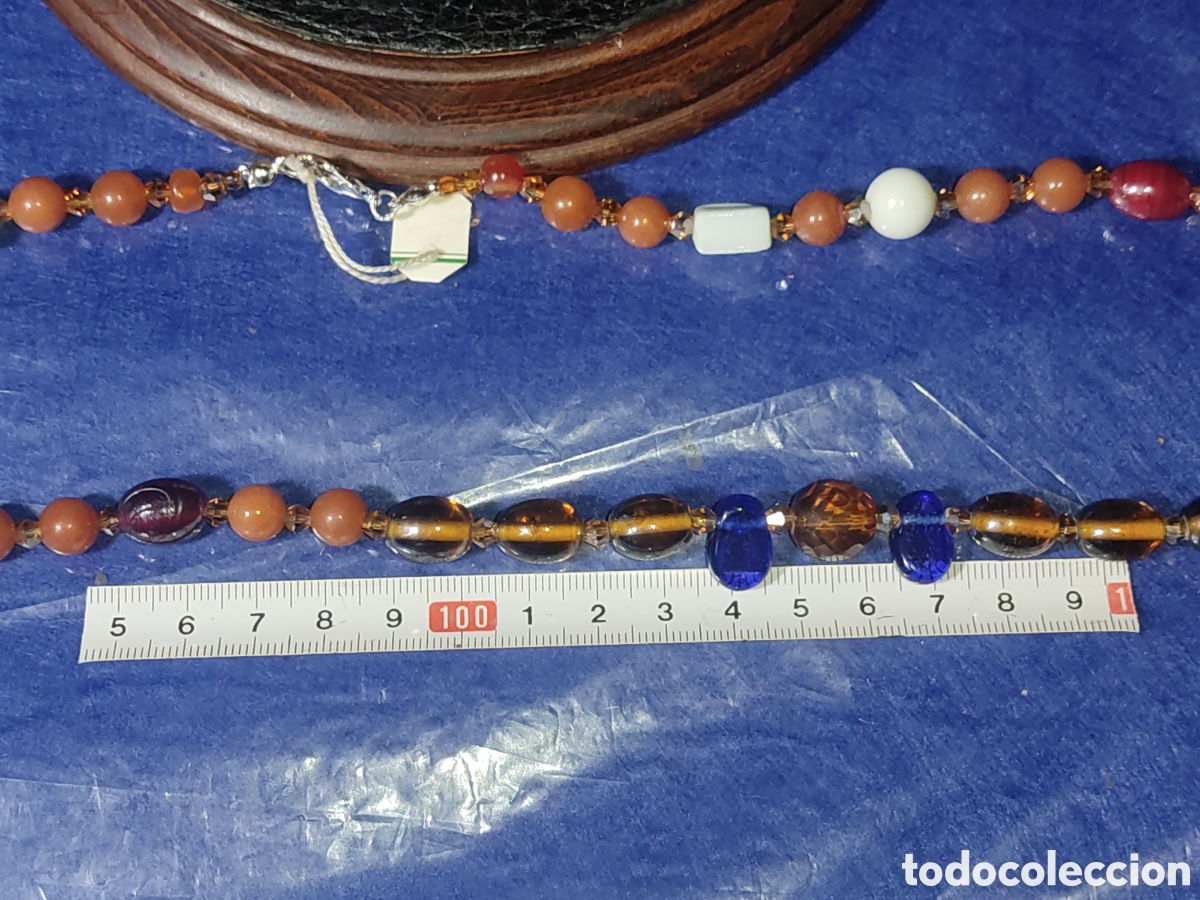Joyeria: Collar de cristal de Murano y cuarzo. *19* - Foto 3