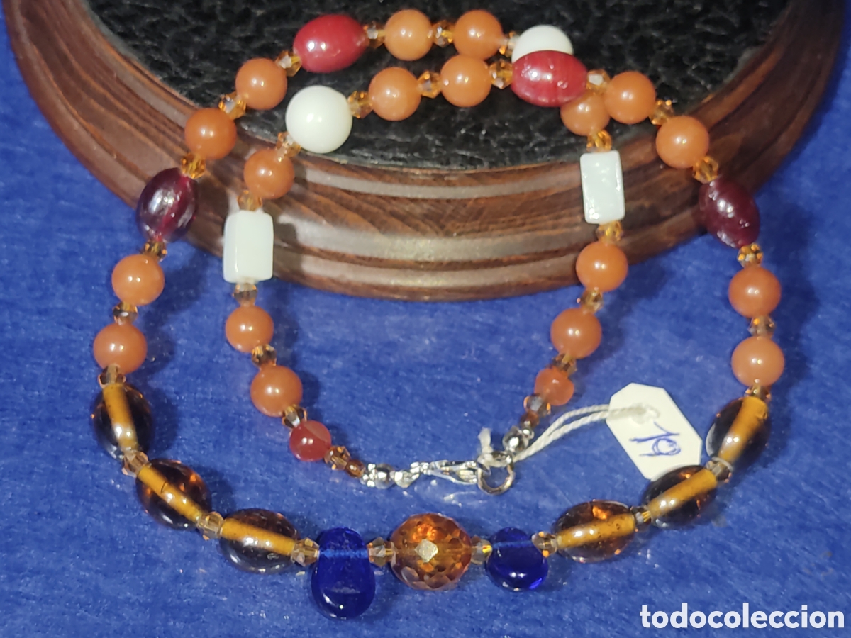 Joyeria: Collar de cristal de Murano y cuarzo. *19* - Foto 4