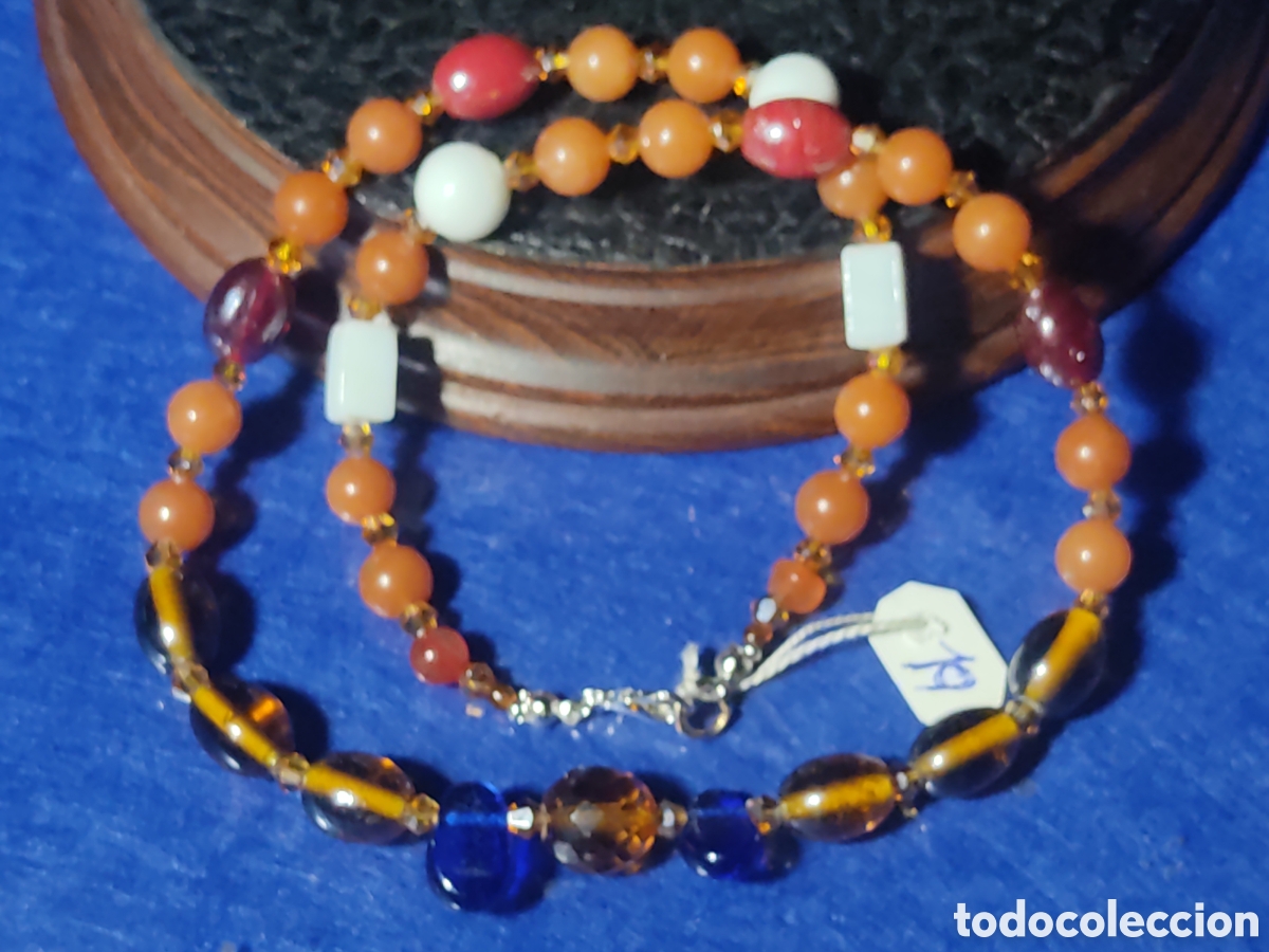 Joyeria: Collar de cristal de Murano y cuarzo. *19* - Foto 5