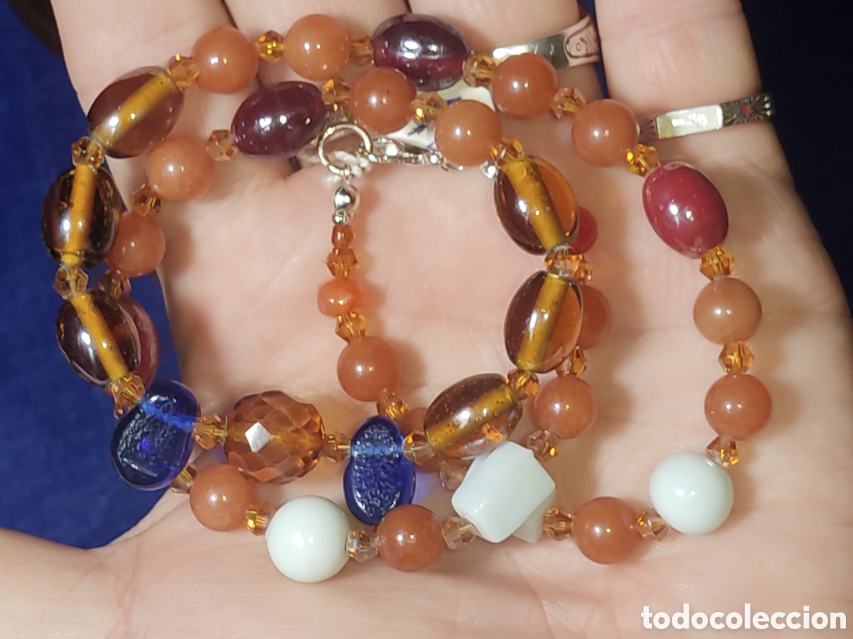 Joyeria: Collar de cristal de Murano y cuarzo. *19* - Foto 6