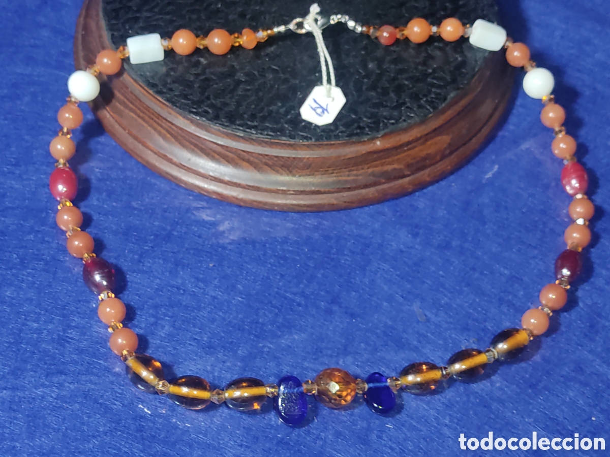 Joyeria: Collar de cristal de Murano y cuarzo. *19* - Foto 1