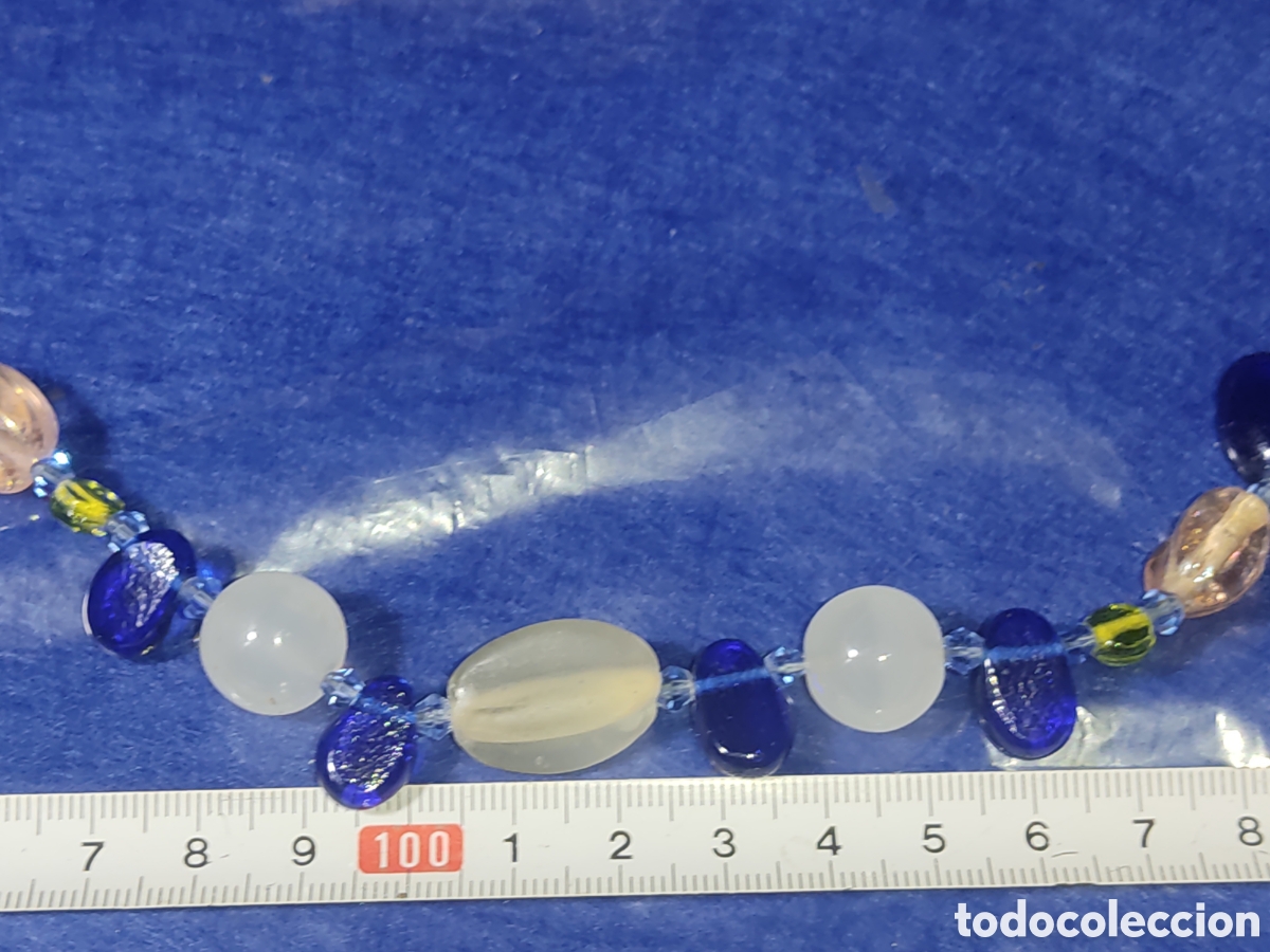 Joyeria: Collar de cristal de Murano.Vintage. *10* - Foto 3