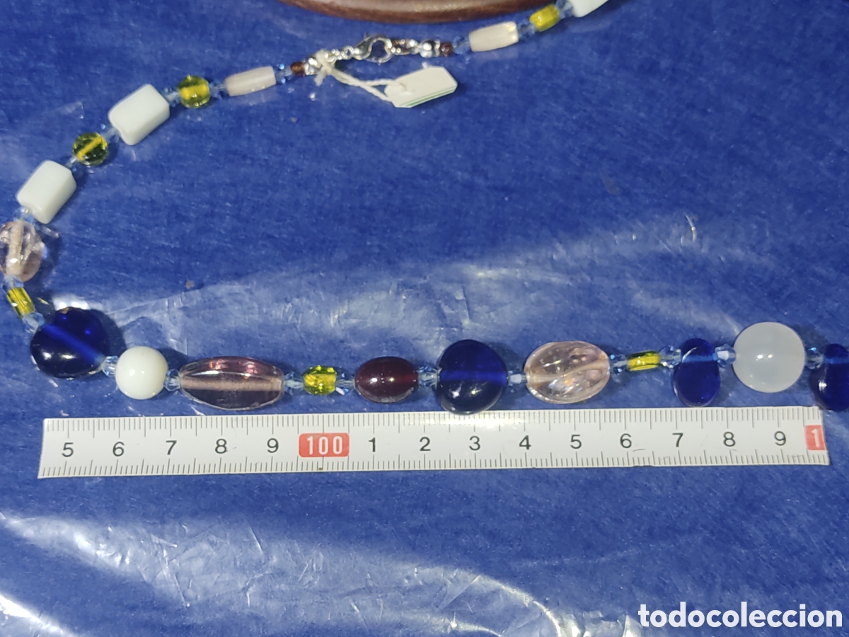 Joyeria: Collar de cristal de Murano.Vintage. *10* - Foto 4