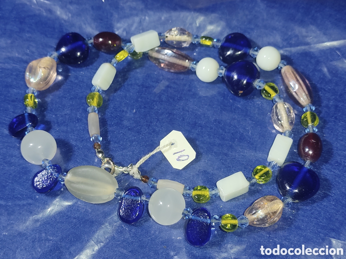 Joyeria: Collar de cristal de Murano.Vintage. *10* - Foto 6