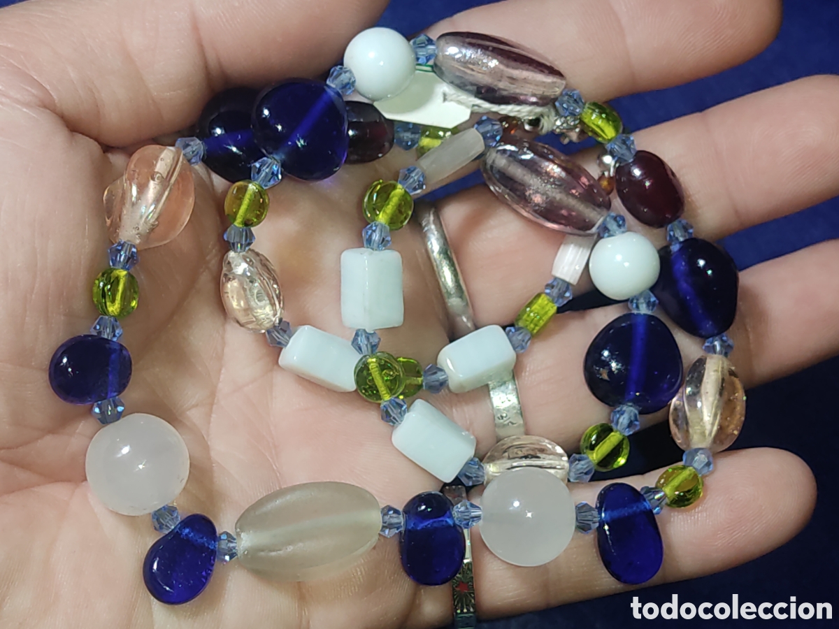 Joyeria: Collar de cristal de Murano.Vintage. *10* - Foto 7