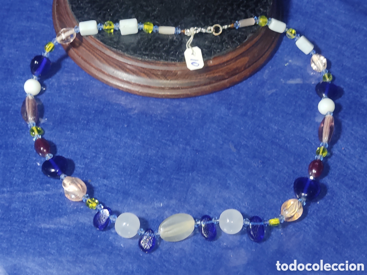 Joyeria: Collar de cristal de Murano.Vintage. *10* - Foto 1