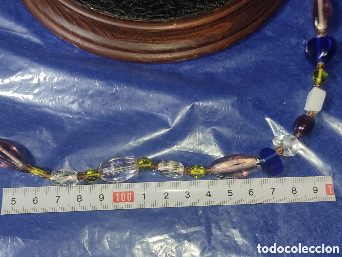 Joyeria: Collar de cristal de Murano.Vintage. *18* - Foto 3