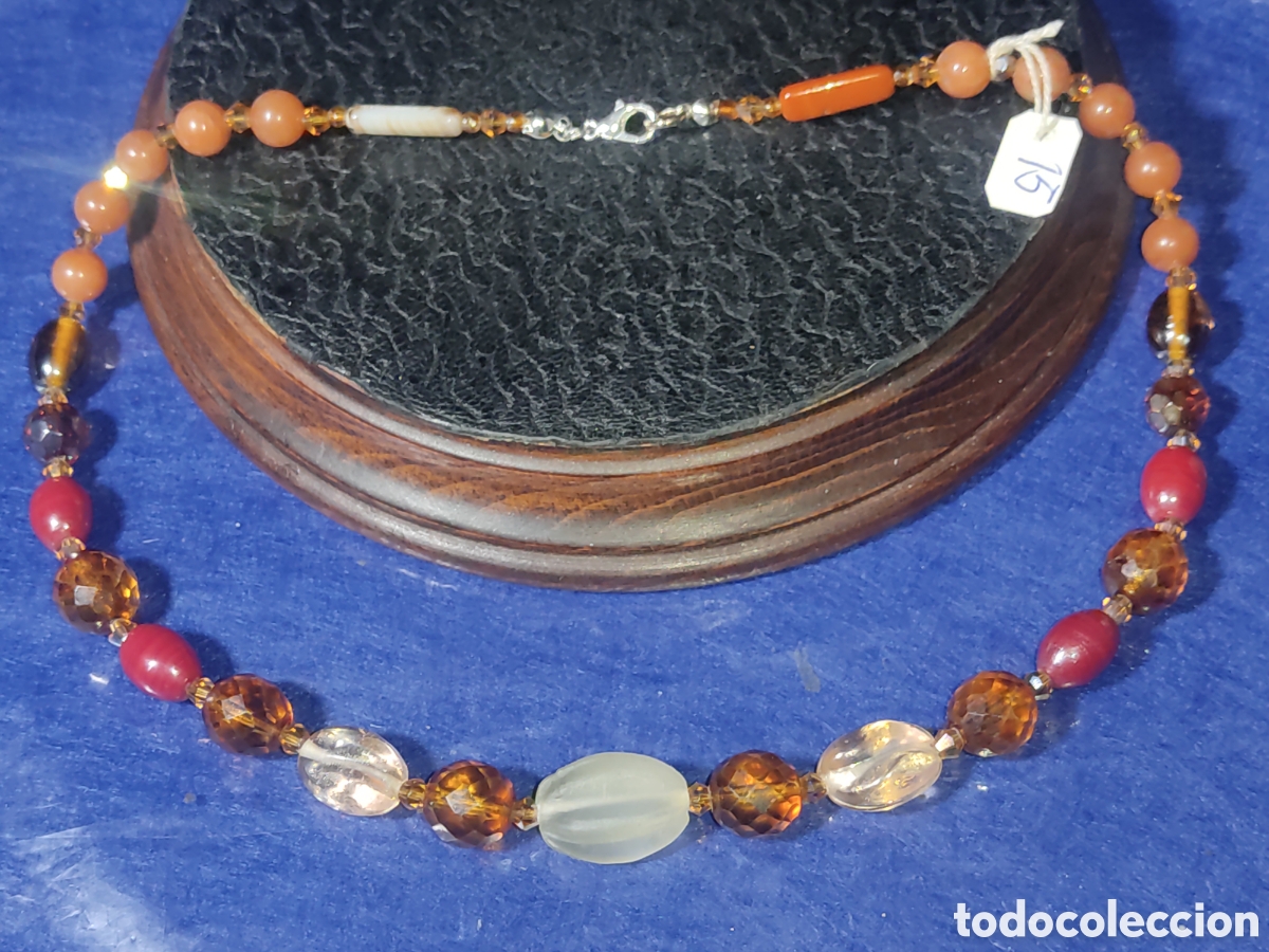 Joyeria: Collar de cristal de Murano y cuarzo. *15* - Foto 2