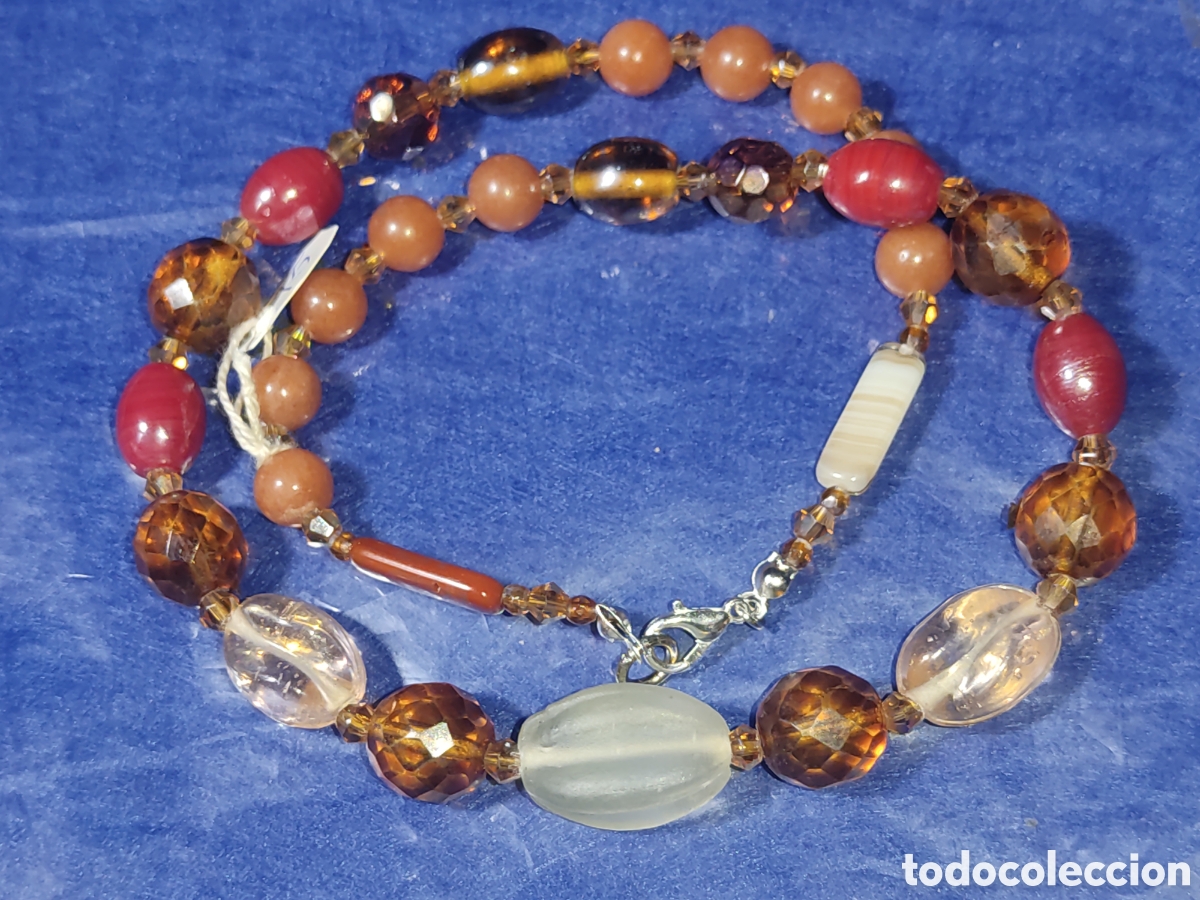 Joyeria: Collar de cristal de Murano y cuarzo. *15* - Foto 4