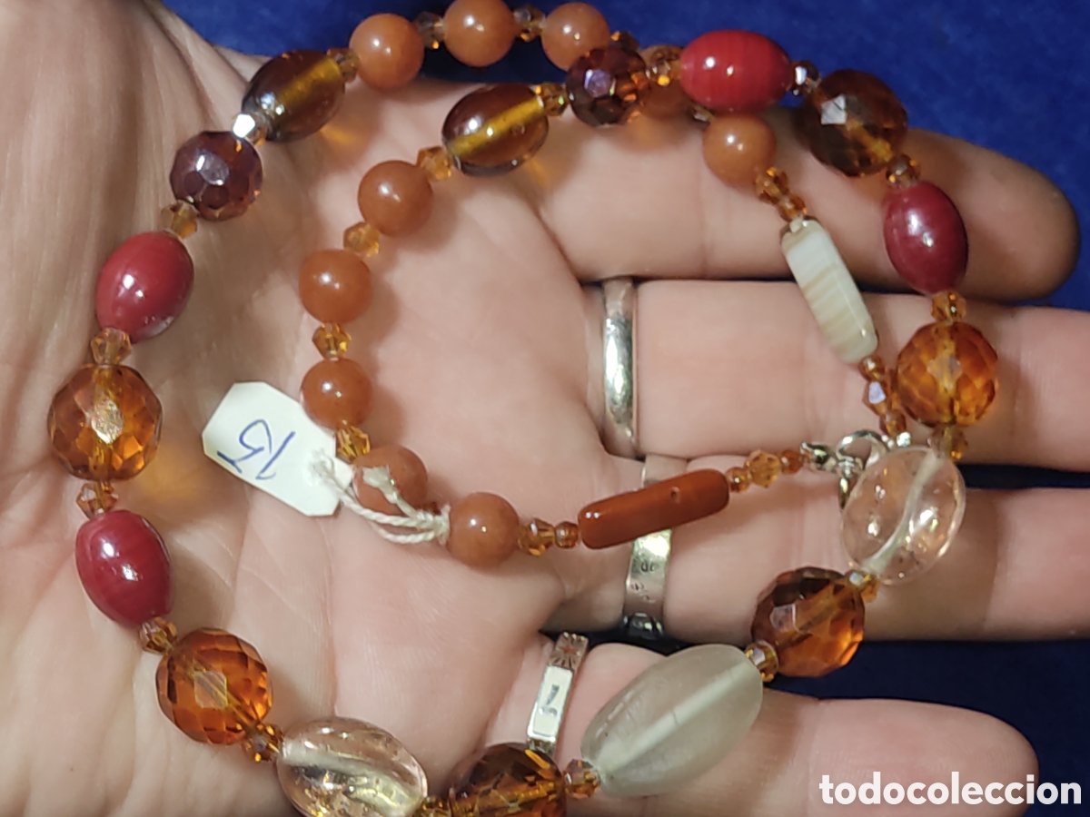 Joyeria: Collar de cristal de Murano y cuarzo. *15* - Foto 5
