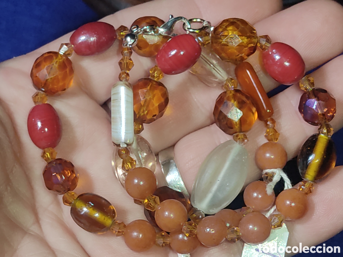Joyeria: Collar de cristal de Murano y cuarzo. *15* - Foto 6