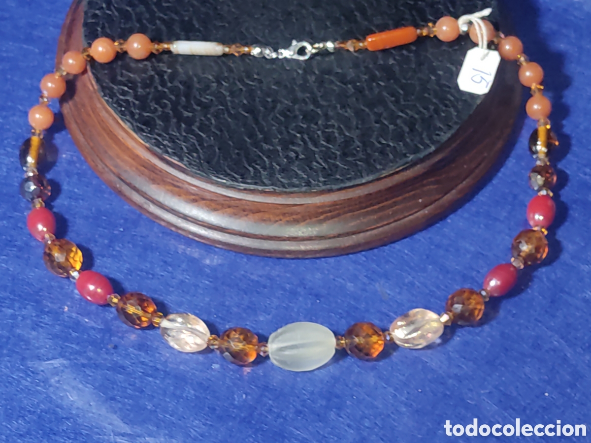 Joyeria: Collar de cristal de Murano y cuarzo. *15* - Foto 1