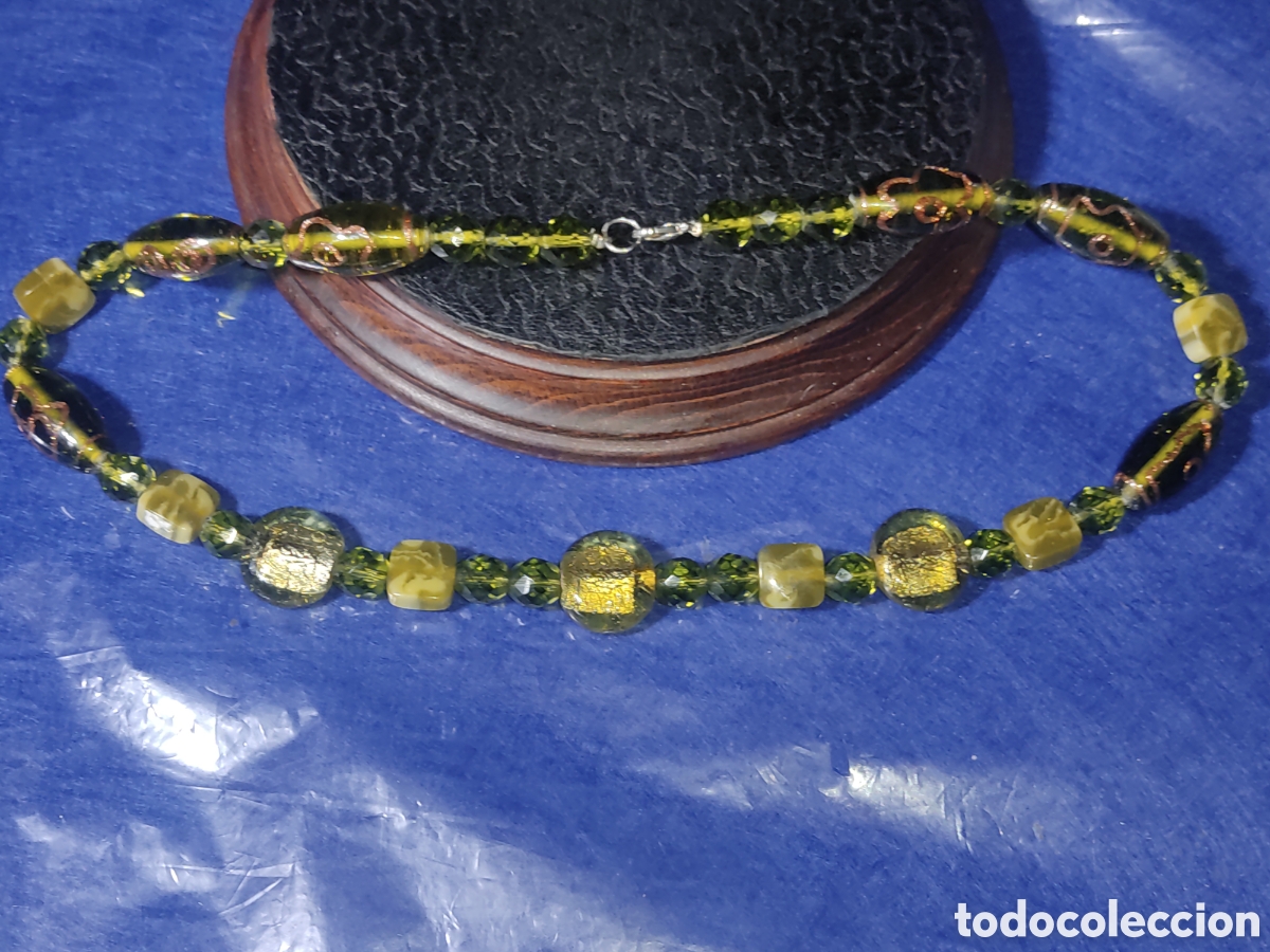 Joyeria: Collar de cristal de Murano.Vintage. - Foto 4