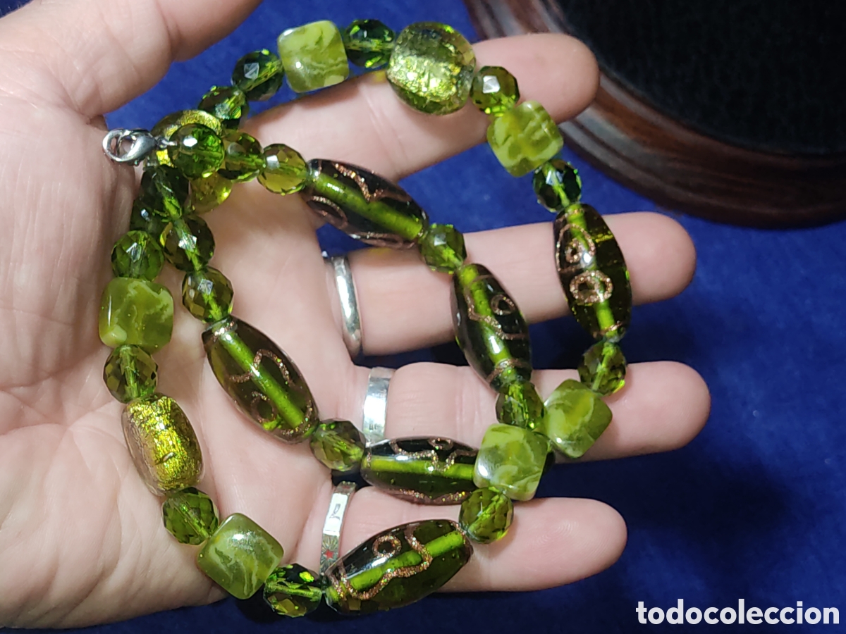 Joyeria: Collar de cristal de Murano.Vintage. - Foto 7