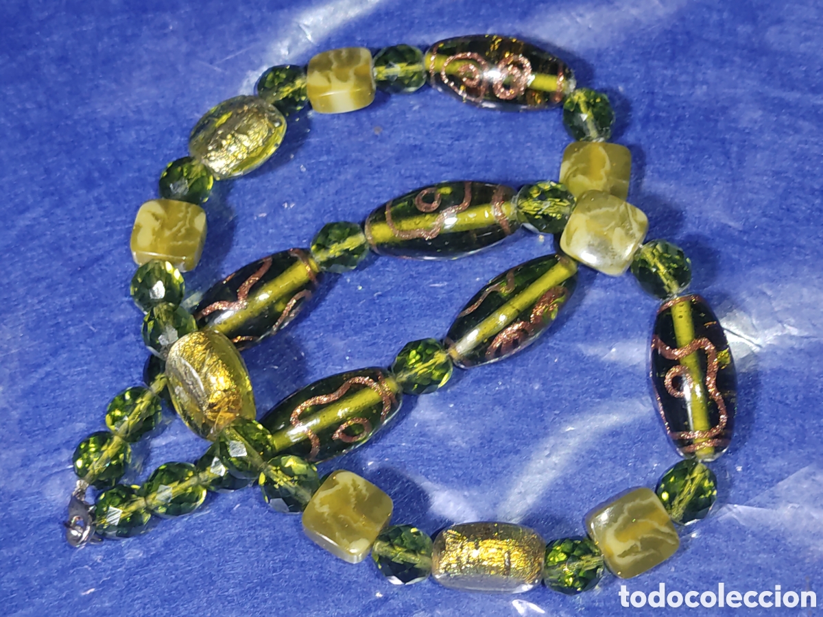 Joyeria: Collar de cristal de Murano.Vintage. - Foto 8