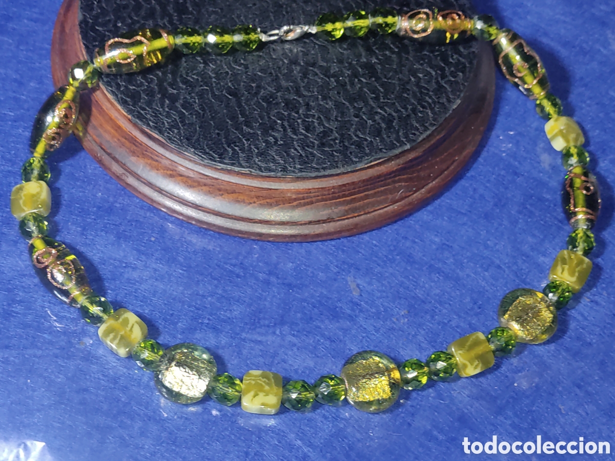 Joyeria: Collar de cristal de Murano.Vintage. - Foto 1