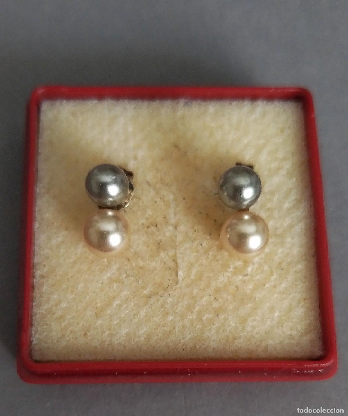 Joyeria: Pendientes de plata de ley con perlas. - Foto 3