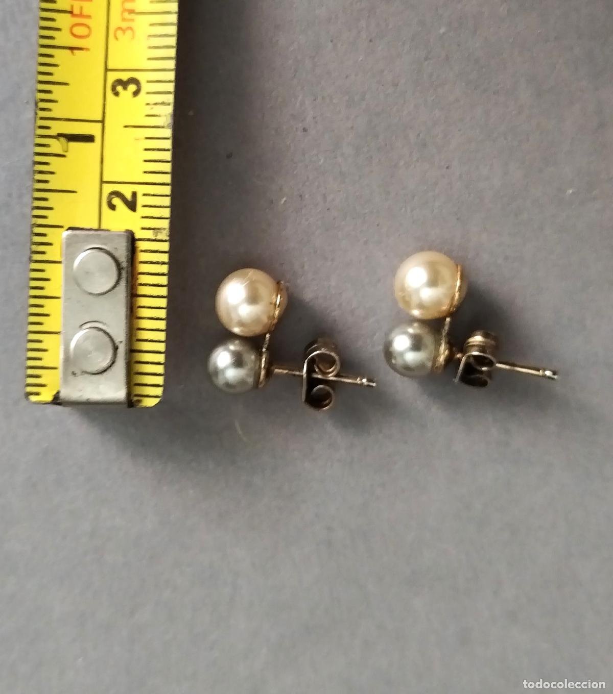 Joyeria: Pendientes de plata de ley con perlas. - Foto 4