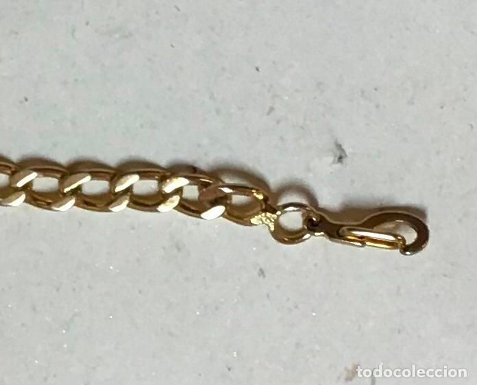 Joyeria: PULSERA CADENA DE PLATA CHAPADA EN ORO - Foto 2