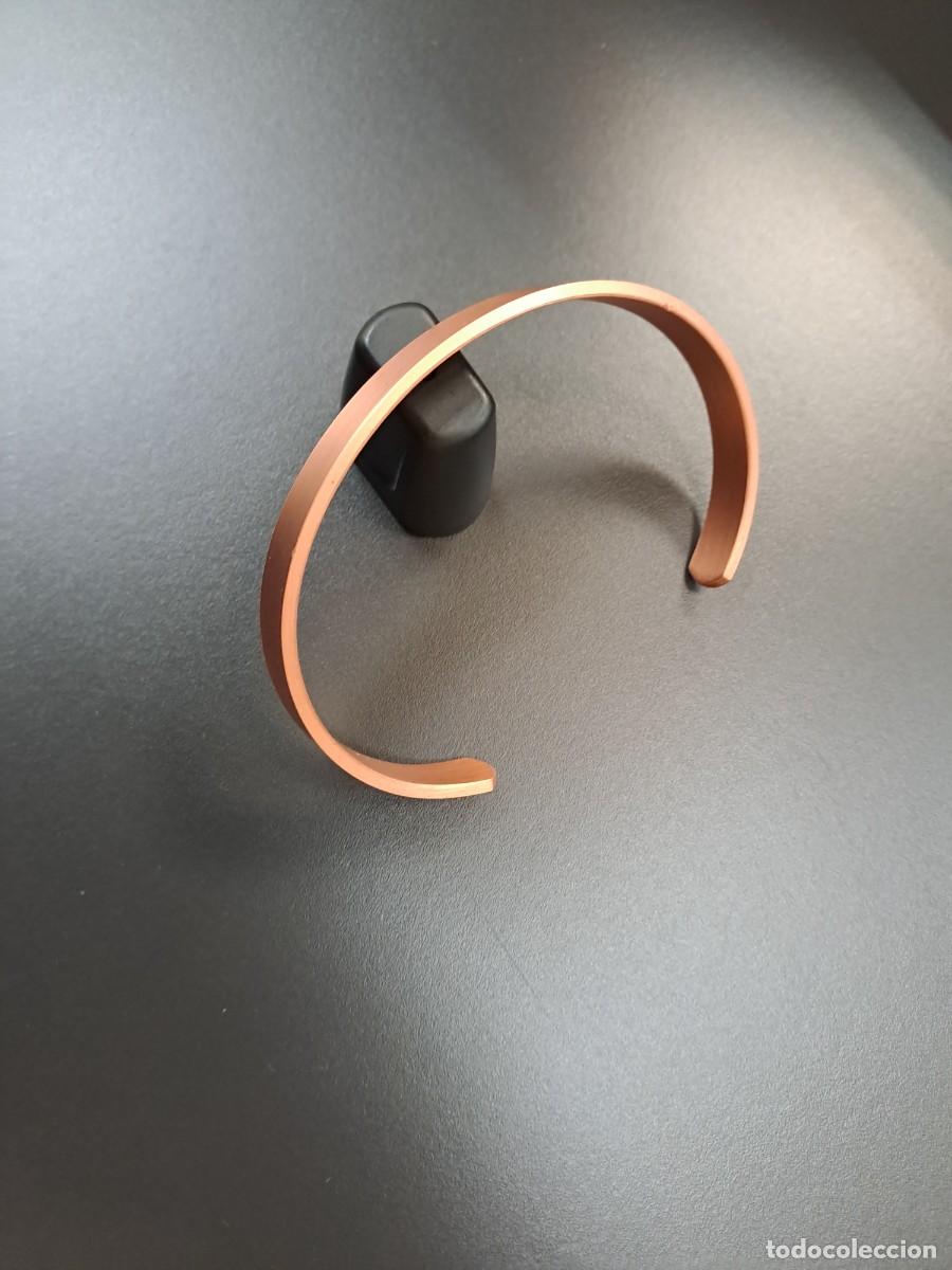 Joyeria: Pulsera de cobre aut&eacute;ntico ajustable lisa nueva - Foto 3