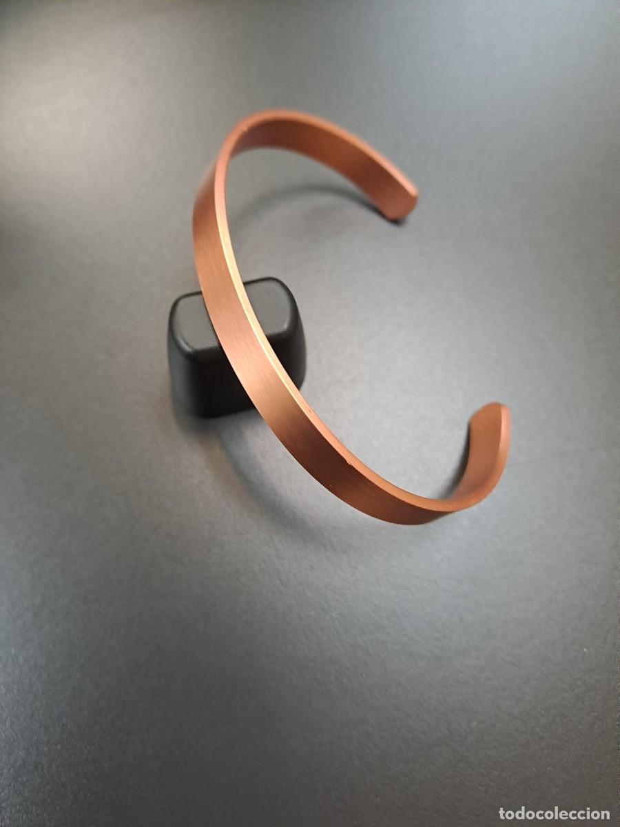 Joyeria: Pulsera de cobre aut&eacute;ntico ajustable lisa nueva - Foto 4