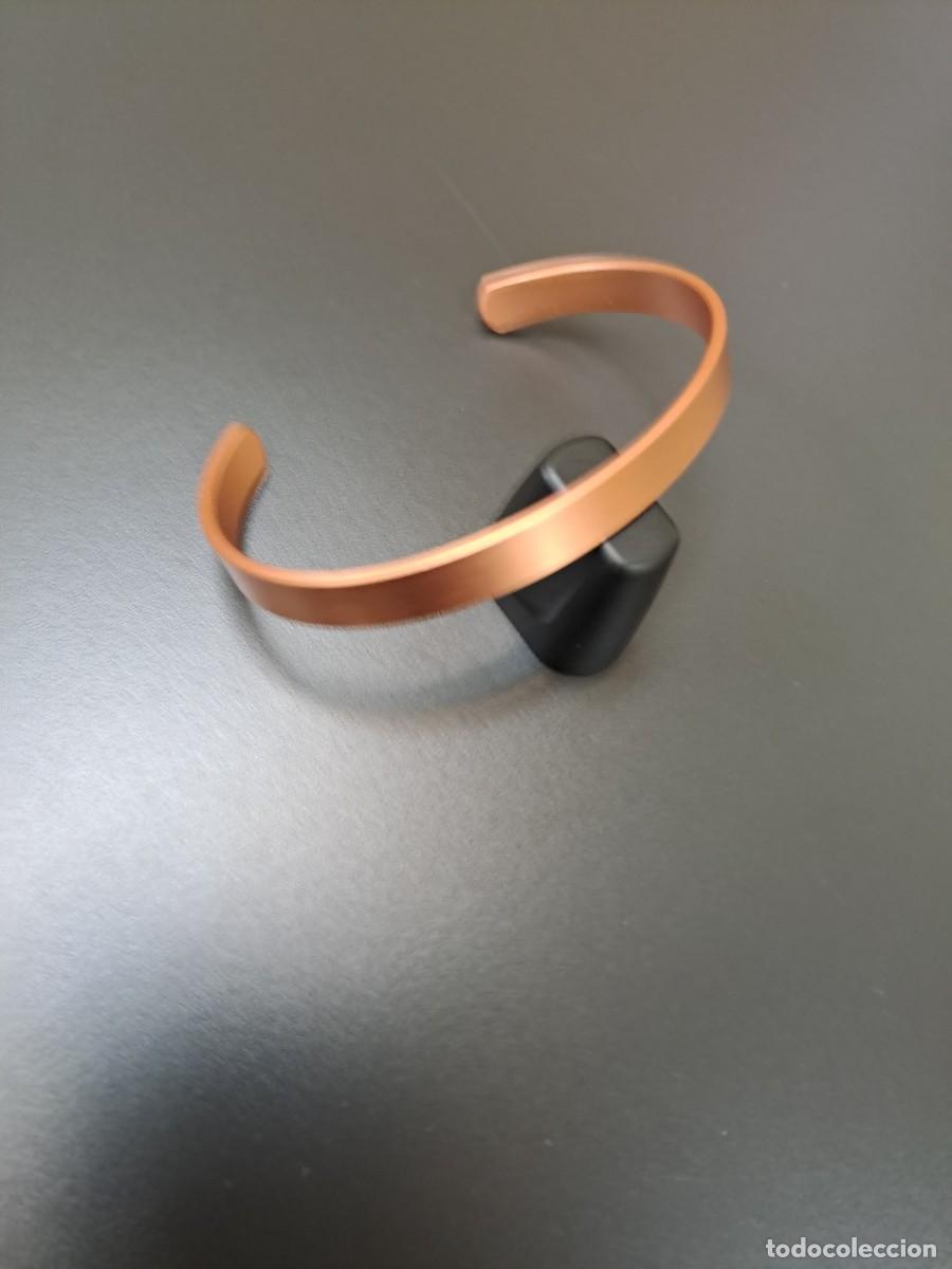 Joyeria: Pulsera de cobre aut&eacute;ntico ajustable lisa nueva - Foto 5