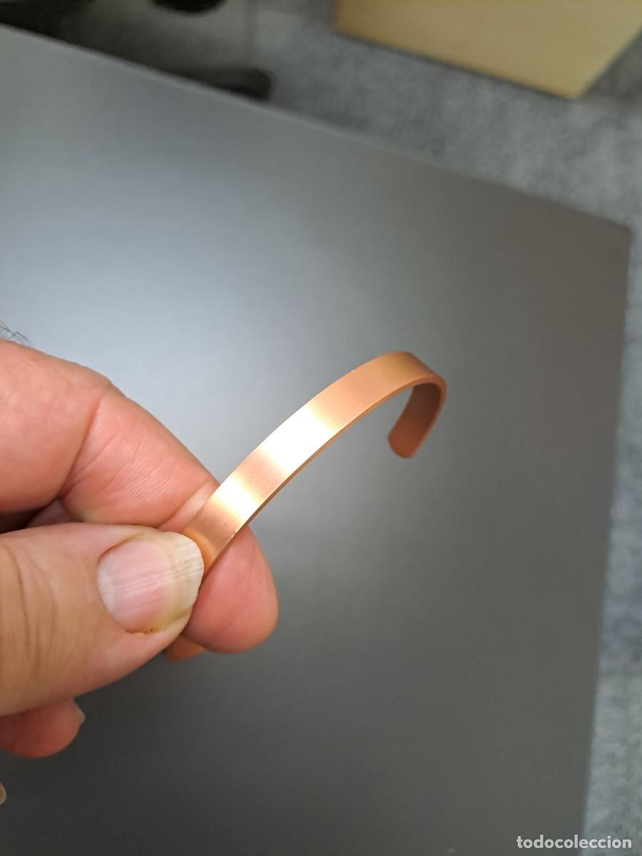 Joyeria: Pulsera de cobre aut&eacute;ntico ajustable lisa nueva - Foto 6