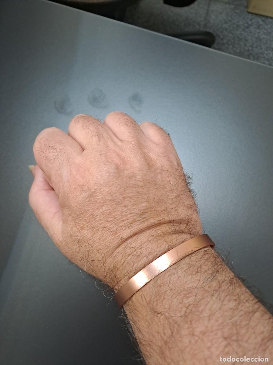 Joyeria: Pulsera de cobre aut&eacute;ntico ajustable lisa nueva - Foto 8