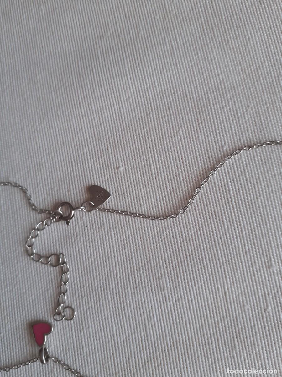 Joyeria: COLLAR CADENA Y COLGANTE DE CORAZON PLATA 925A2 ARP - Foto 4
