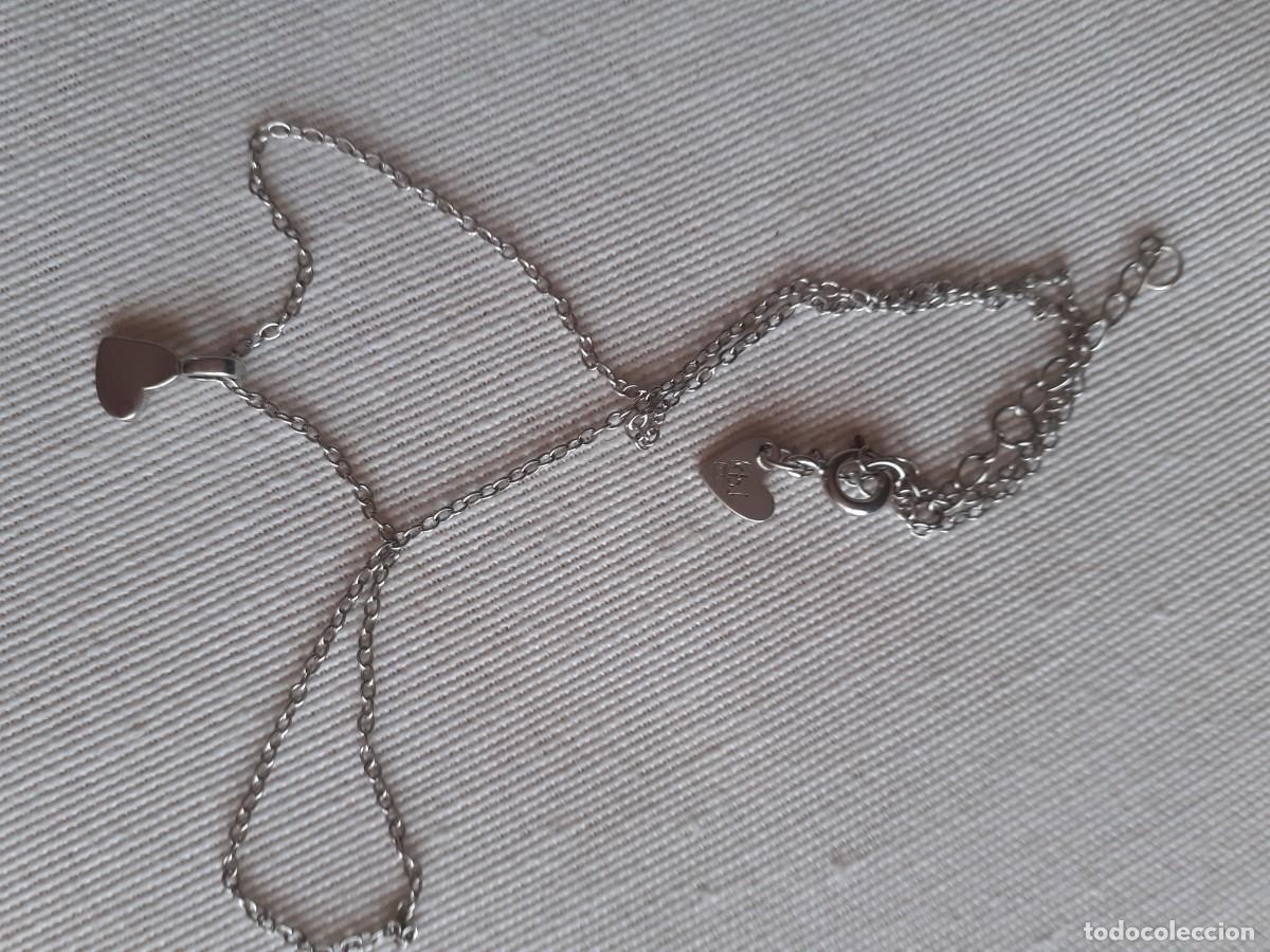 Joyeria: COLLAR CADENA Y COLGANTE DE CORAZON PLATA 925A2 ARP - Foto 7