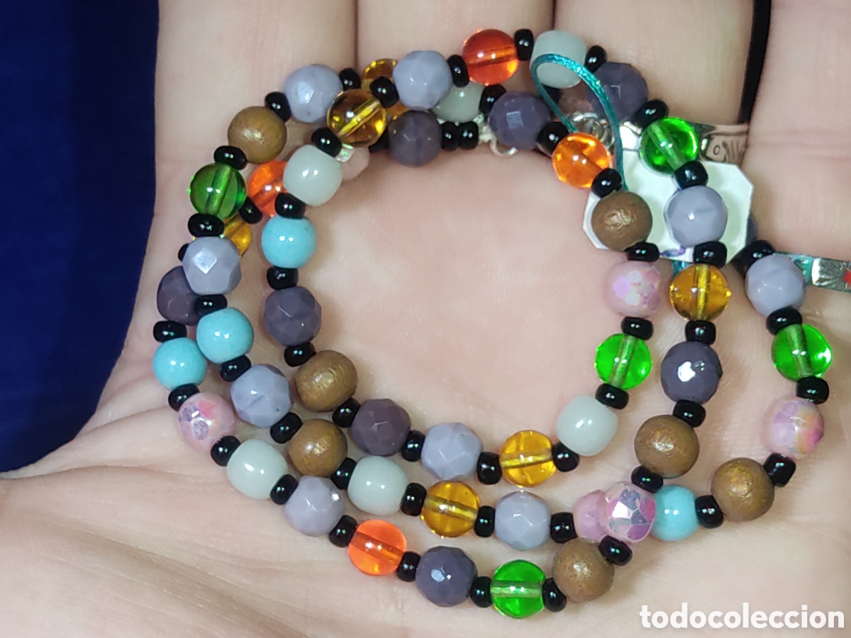 Joyeria: Collar de cristal variado.Vintage. *9* - Foto 5