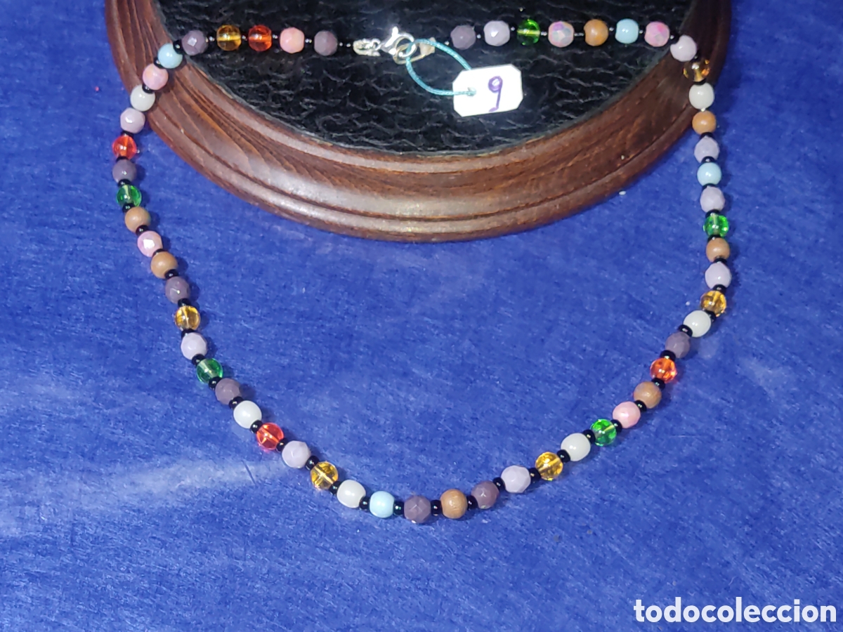 Joyeria: Collar de cristal variado.Vintage. *9* - Foto 1